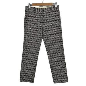 Tory Burch Womens 0 Pants Straight Leg Cropped Office Minimalist Low Rise